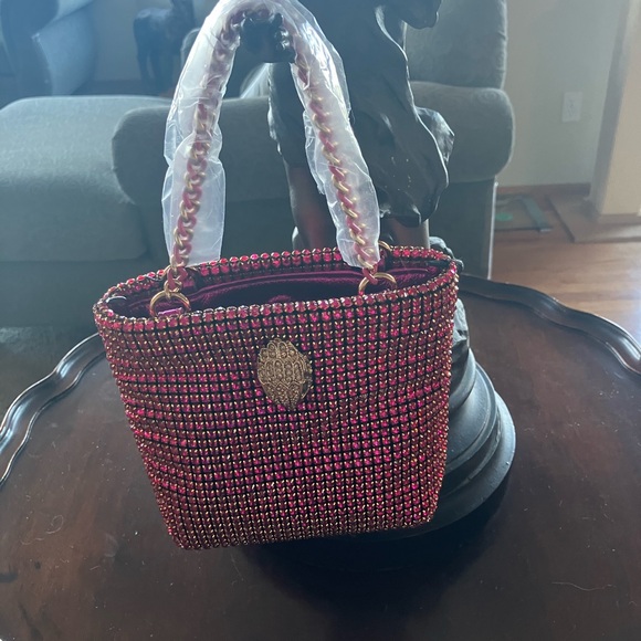 Kurt Geiger Fuchsia Beaded tote NWT - Picture 5 of 9